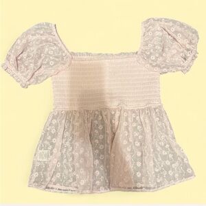 Francescas Floral Puff Sleeve Top